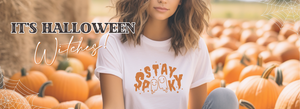 Women's graphic spooky cute Halloween T-shirts and Sweatshirts
